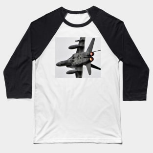 F/A-18 Hornet in afterburner turn Baseball T-Shirt